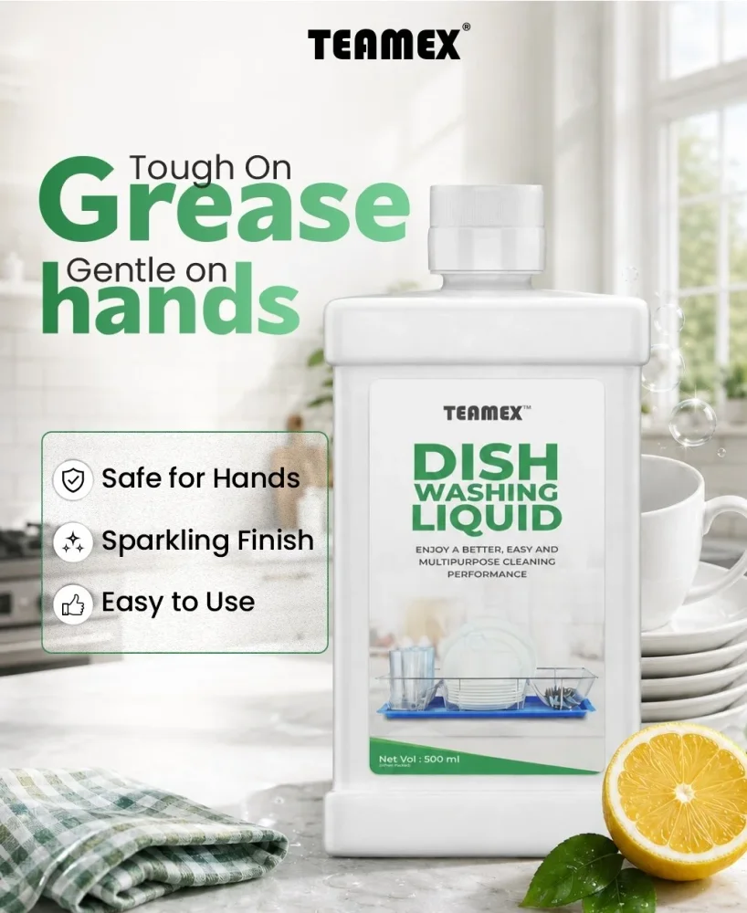 Teamex Liquid Dishwash 500ML - Chemicals & Raw Materials by Teamex