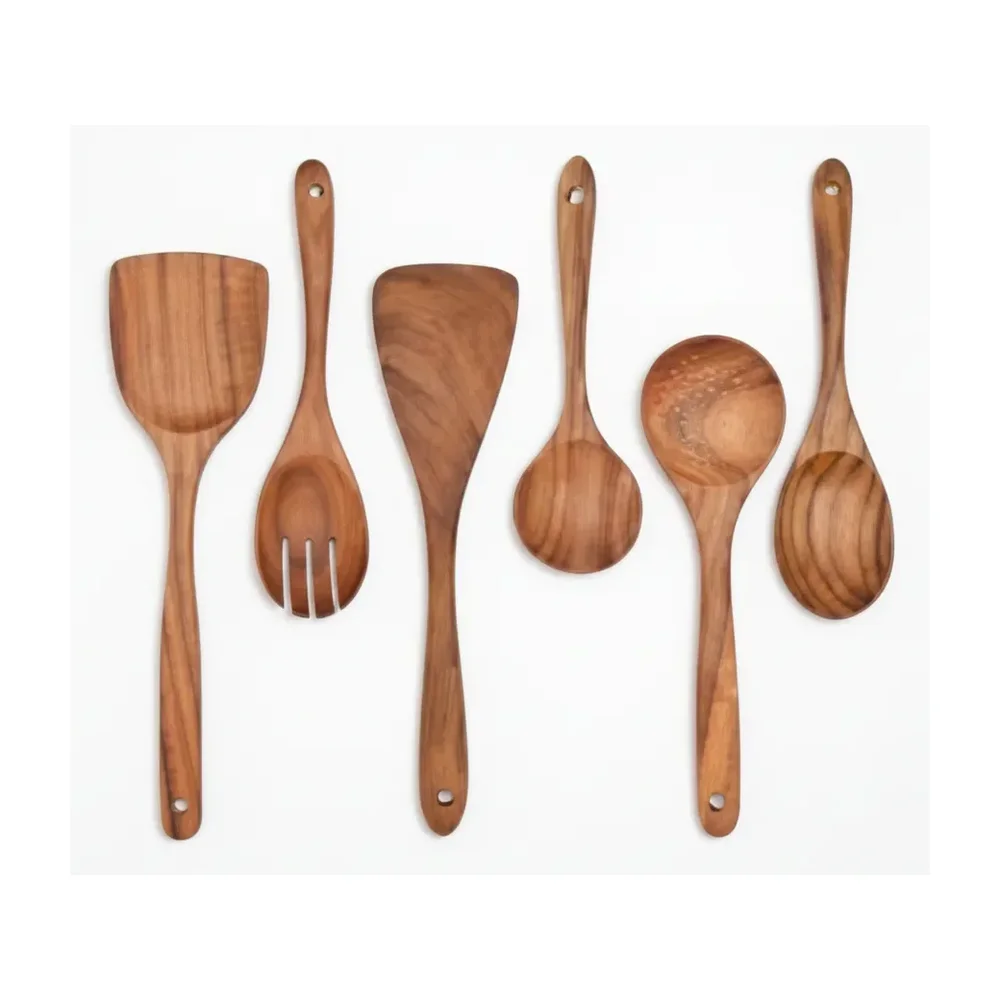 Mango Wood Spatula Set for Cooking - Home & Kitchen by Razvi Exports