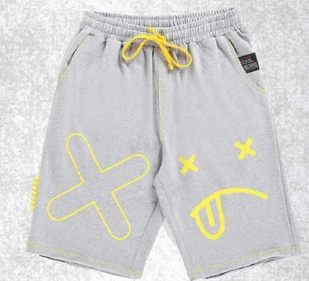 Fleece Streetwear Shorts with Drawstring - Textiles & Apparel by Balloonfight Customs