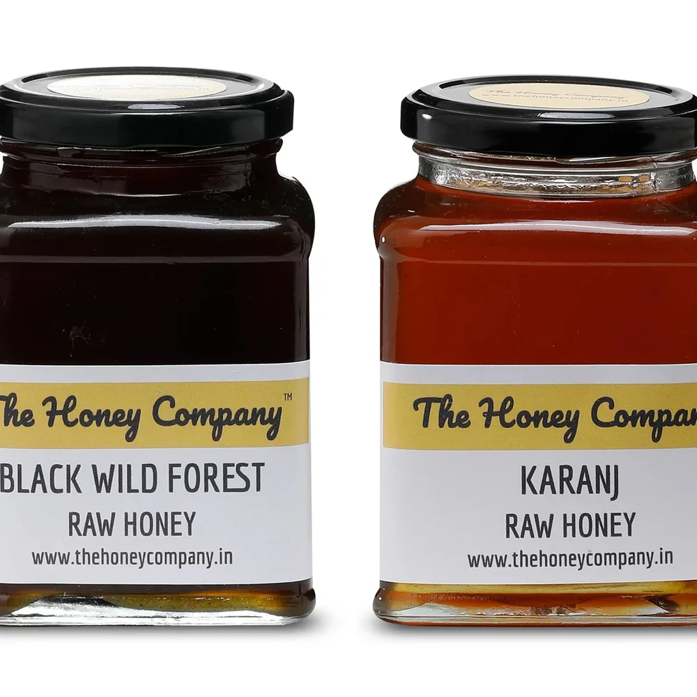 Black Wild Forest and Karanj Raw Honey Combo - Food & Agriculture by Alpalair Wellness Pvt. Ltd.
