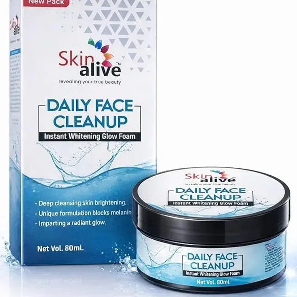 Skin Alive Daily Face Cleanup Foaming Cleanser - Beauty & Personal Care by DS Enterprises