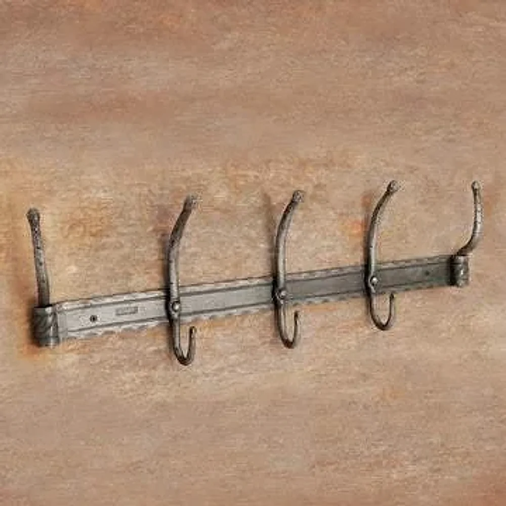 Hand Forged Iron Coat Hanger - Home & Kitchen by The Hardware Hut