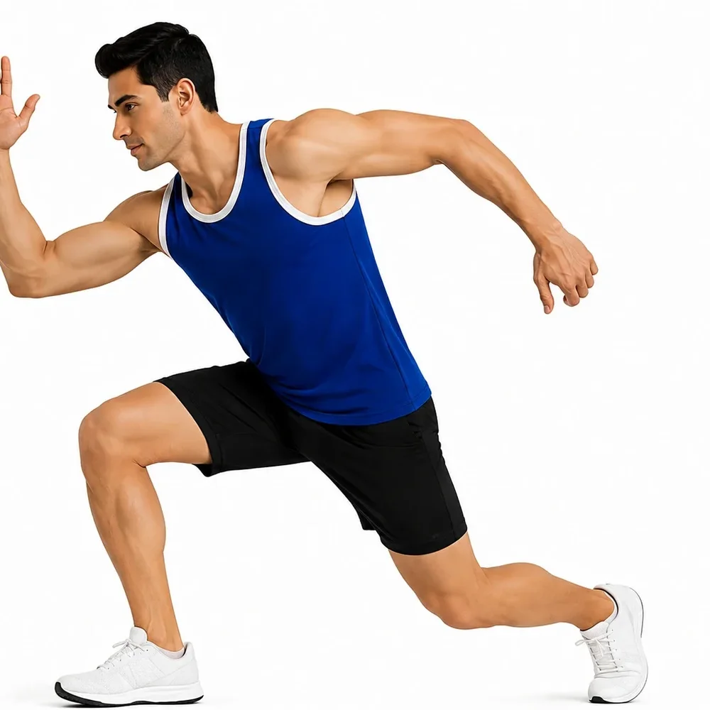 Cotton Sleeveless T-Shirts - Textiles & Apparel by Rahul Exports