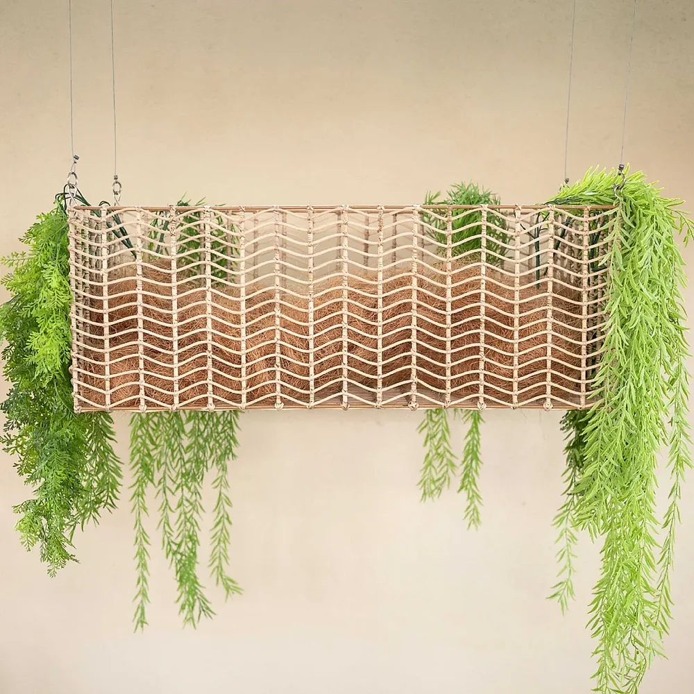 Rectangular Hanging Planter - Construction & Building Materials by Wooden Owl Design Pvt. Ltd.