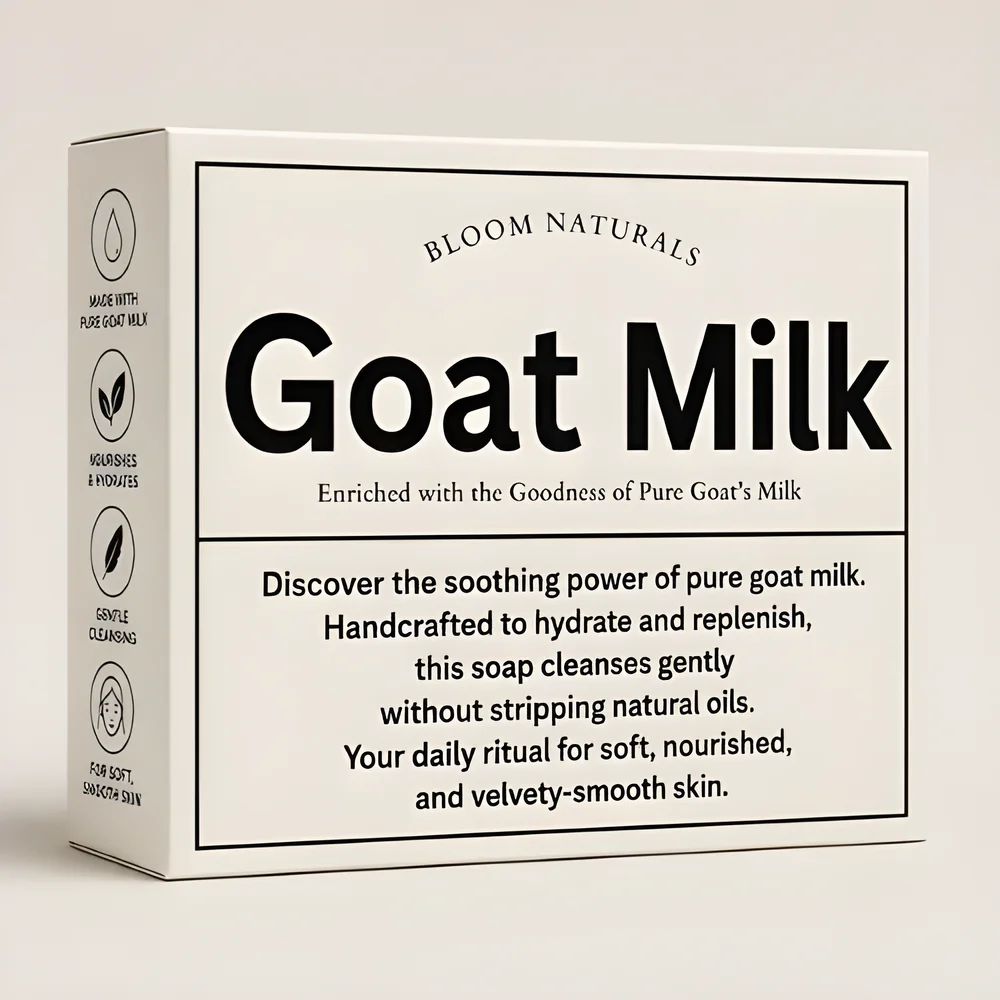Pure Goat Milk Soap - Beauty & Personal Care by Bloom Naturals