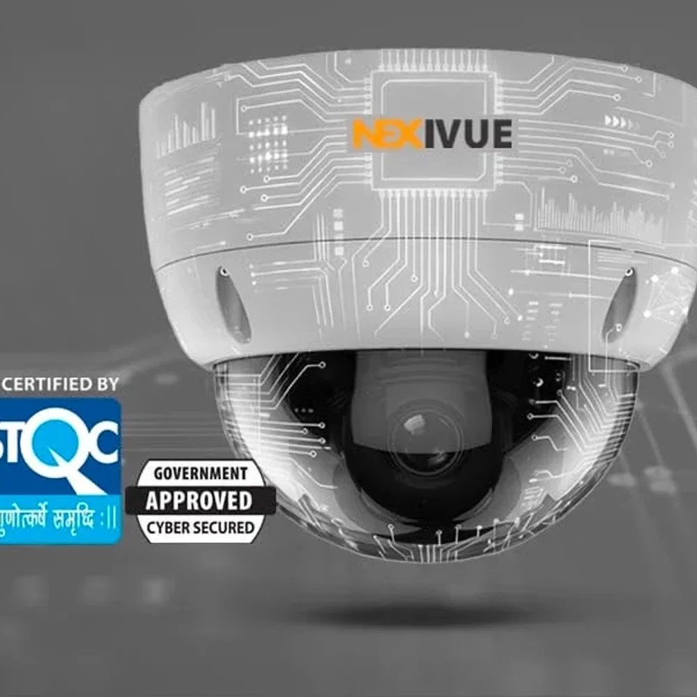 NEXIVUE 4MP IP Dome Camera with Audio Recording - Electronics & Electrical by Core Technologies