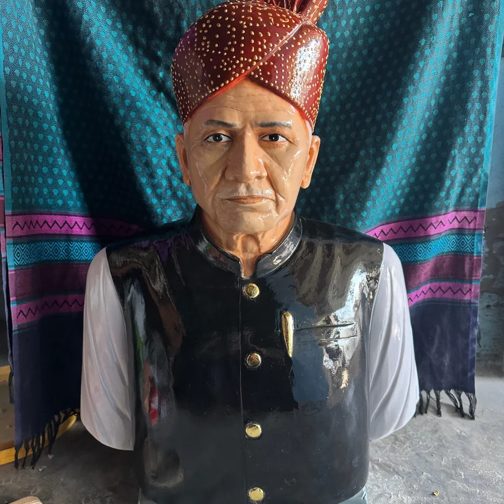 Handcrafted Black Marble Figurative Bust - Handicrafts & Gifts by Bharat Murti Art