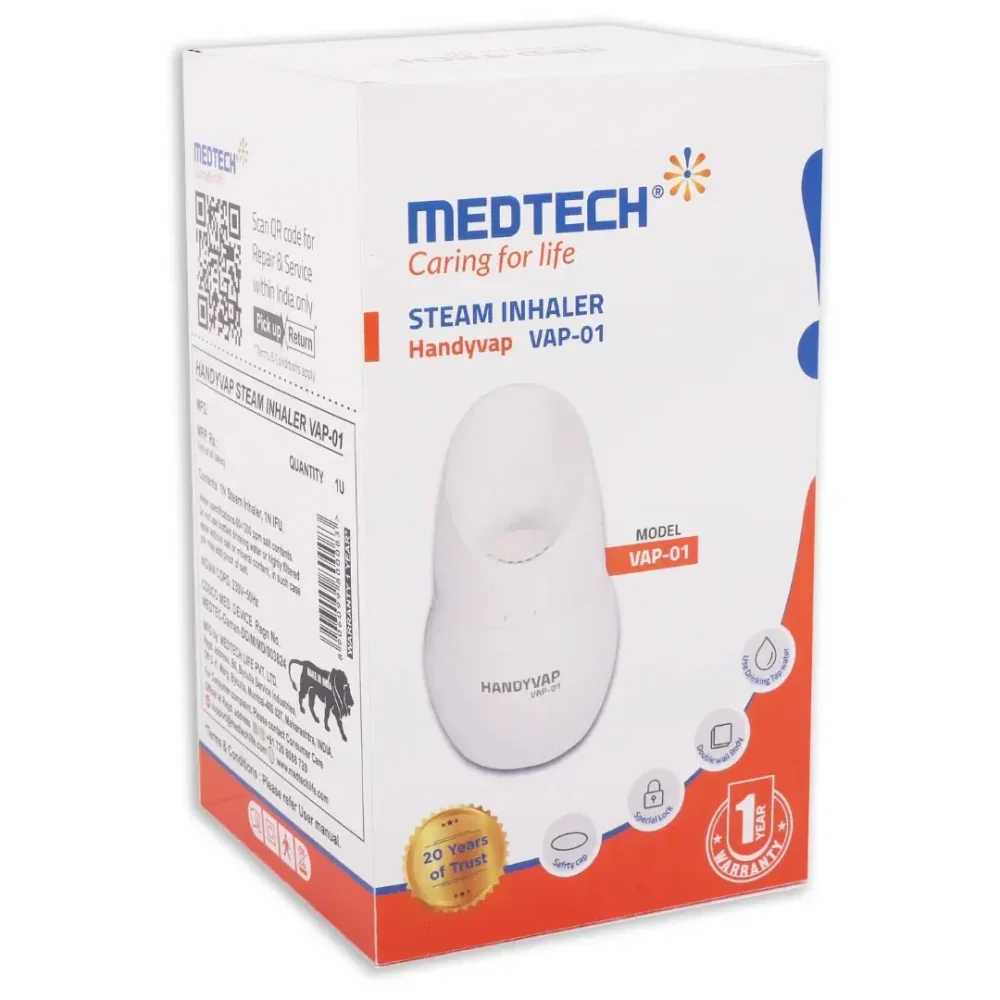 Medtech Handyvap VAP-01 Steam Inhaler - Healthcare & Medical by Accurate Surgicals