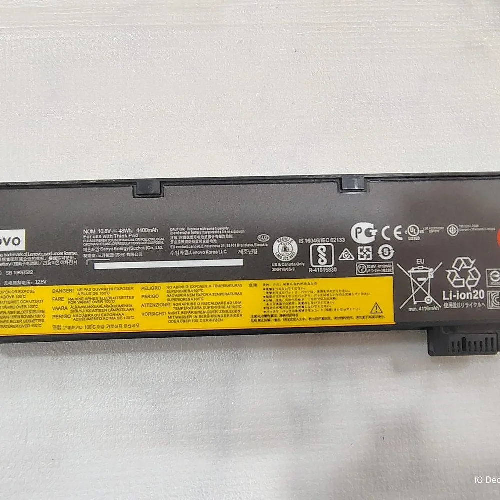 Lenovo SB 10K97582 Laptop Battery - Electronics & Electrical by Kingfast Technologies