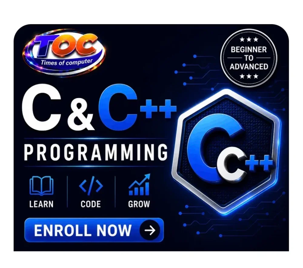 ISO Certified C & C++ Programming Course - Business & Professional Services by Times of Computer ( TOC )