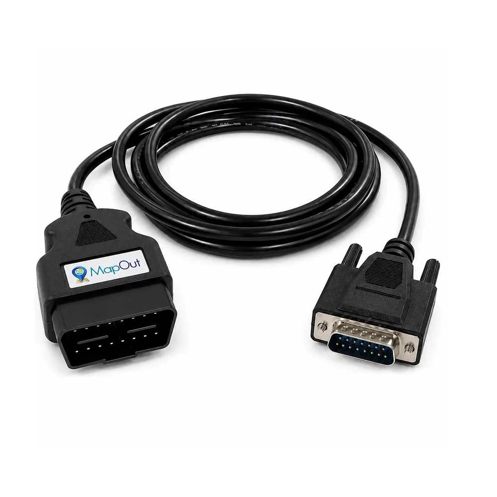 Tata Motors Samtec OBD-II 16 Pin to DB-15 Diagnostic Cable - Electronics & Electrical by Sunyash Multi Trading Pvt. Ltd.