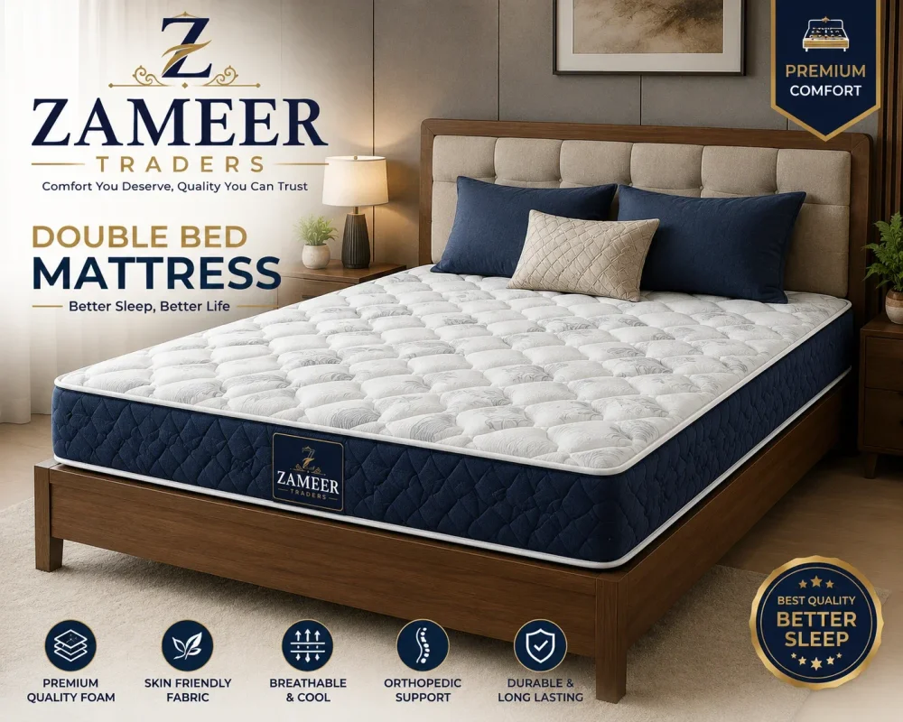 Zameer Traders Double Bed Mattress - Furniture & Interiors by Zameer Traders