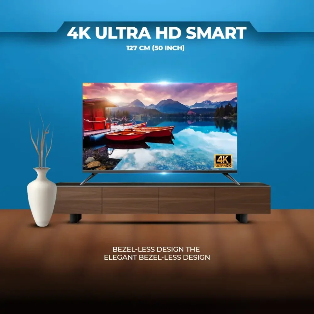 Gplus 50 Inch 4K Ultra HD Google TV - Electronics & Electrical by Garuda Mart India Pvt. Ltd.