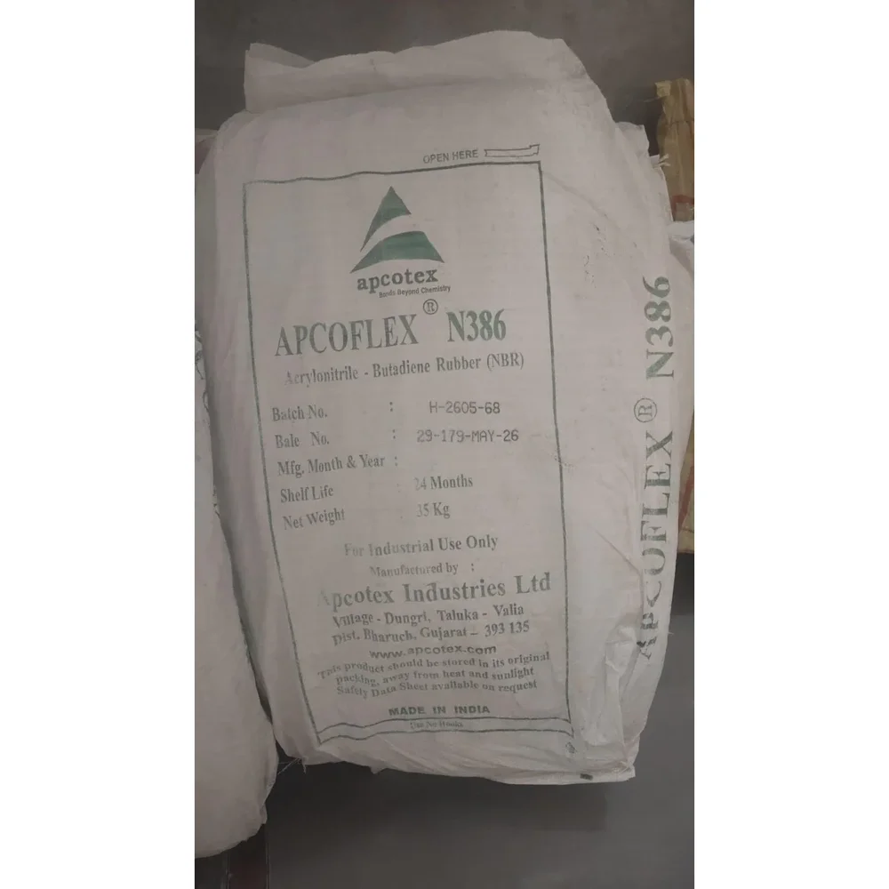 Nitrile Butadiene Rubber N386 Grade - Plastics & Rubber by Arsh Trading Co.