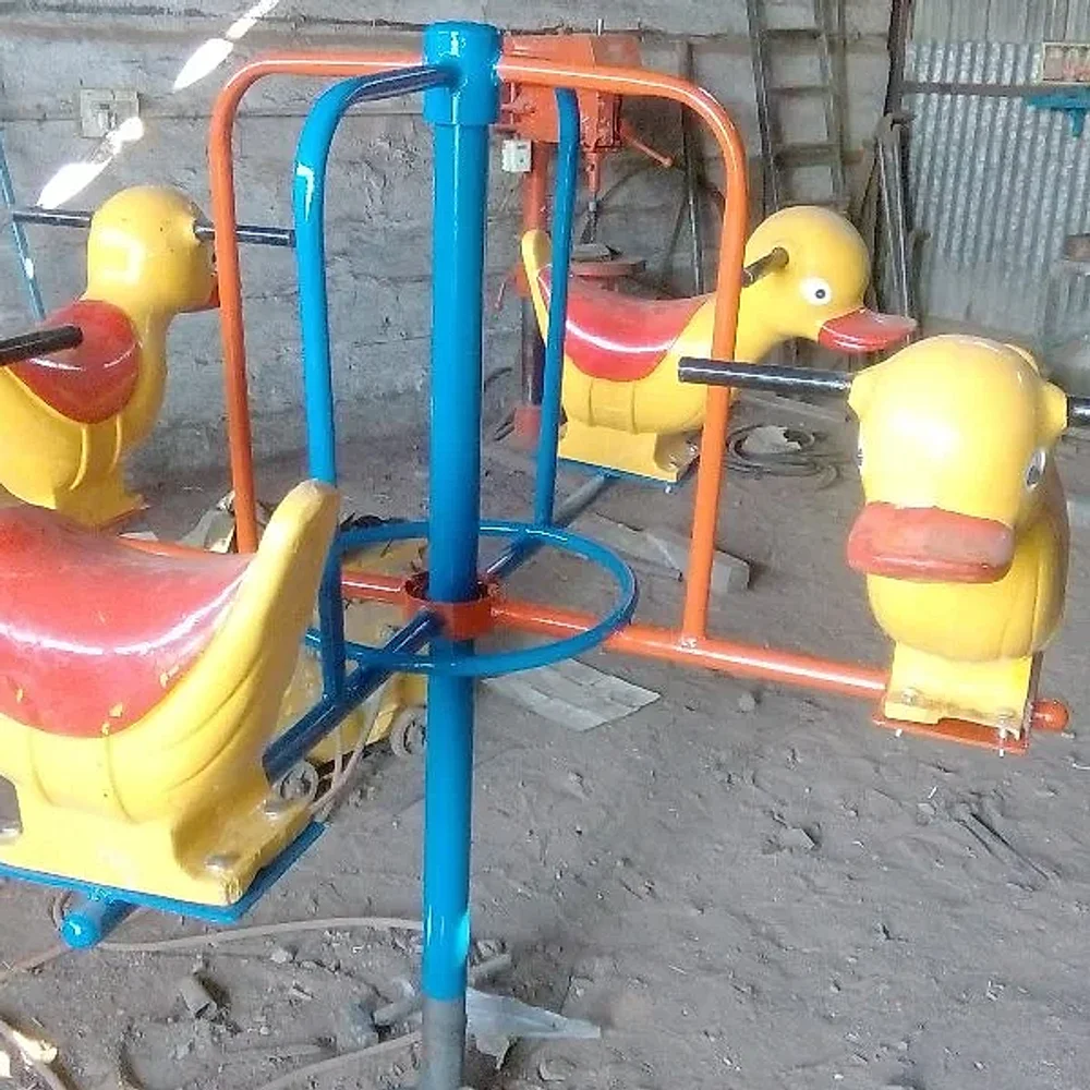 NAC Mild Steel Animal Themed Merry Go Round - Sports, Toys & Games by Nac Industries