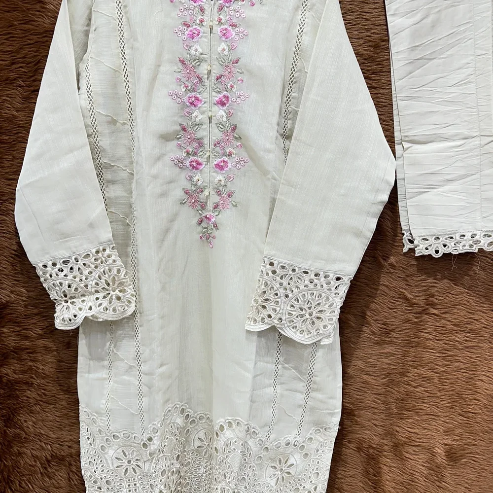 Embroidered Silk Kurta Set - Textiles & Apparel by Ayzel Pvt. Ltd.