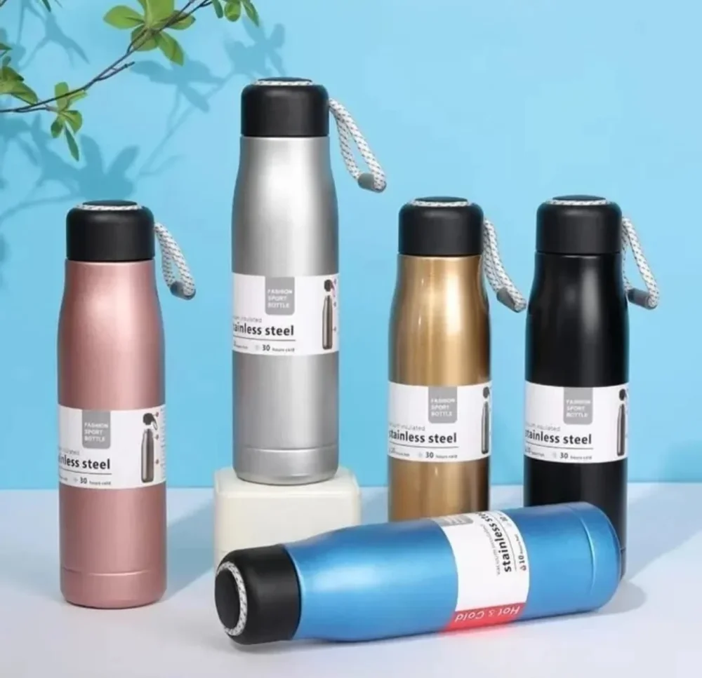 500 Ml Stainless Steel Vacuum Flask - Home & Kitchen by Ibni Pvt. Ltd.