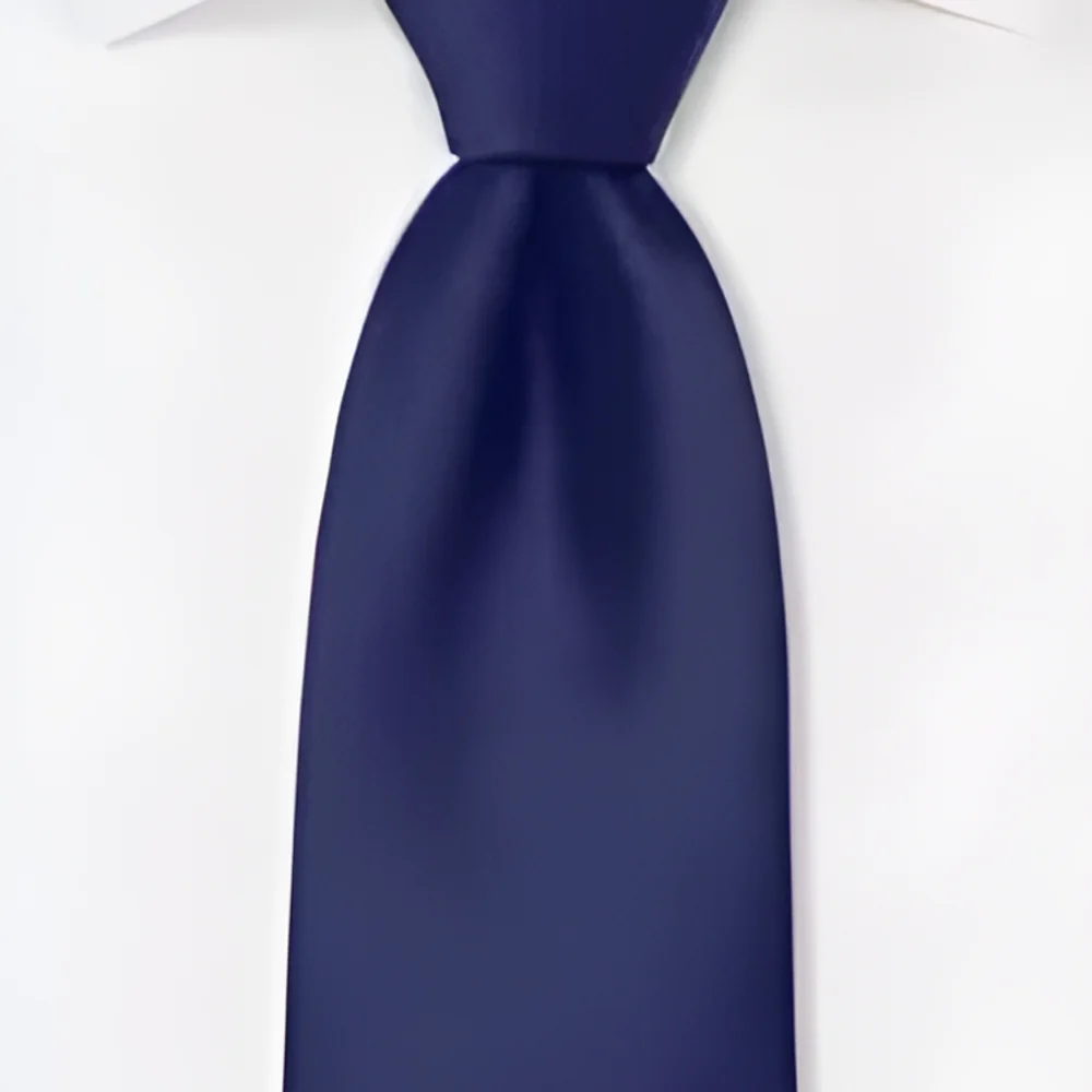Navy Blue Necktie - Textiles & Apparel by Singh Sahab Industries