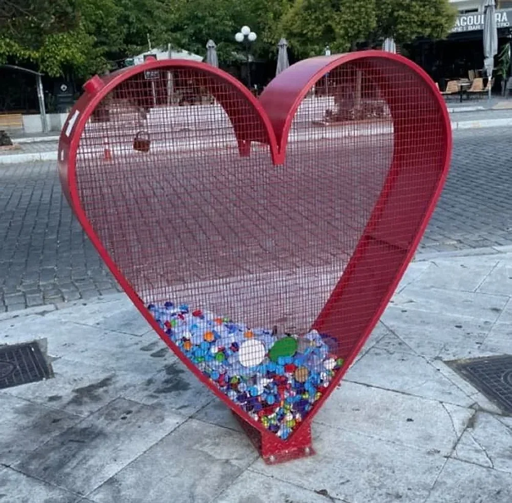 Plastic Waste Bottle Collection Bin - Plastics & Rubber by Upcycle Furnishing India