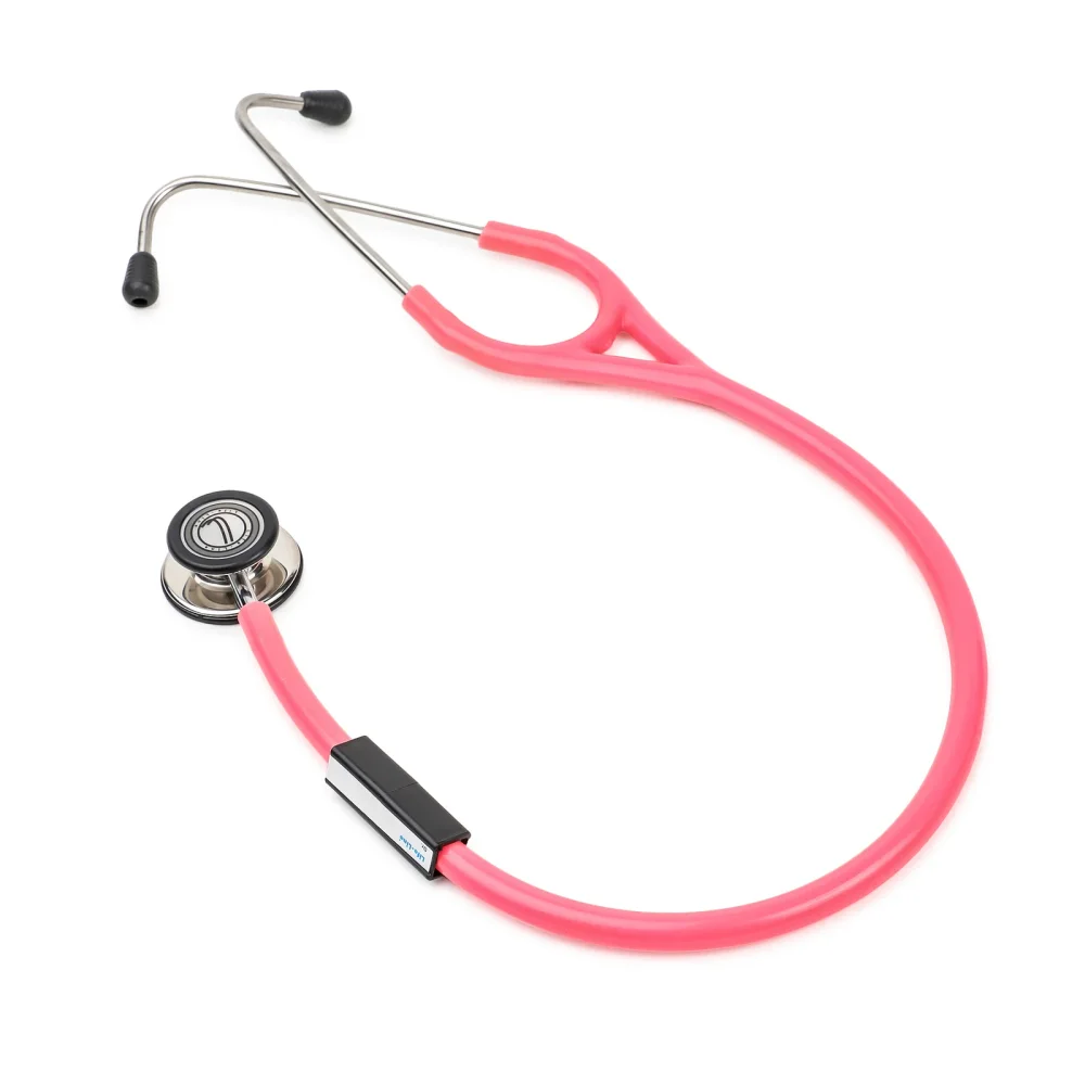 Life-Line L1-Steel Pink Stethoscope - Healthcare & Medical by Accurate Surgicals