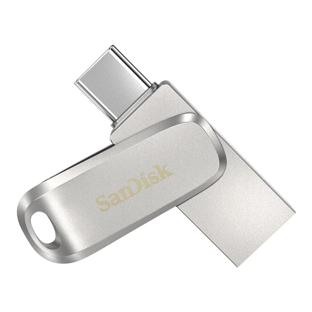 Sandisk Luxe 128 Gb USB Type-A & Type-C Metal Flash Drive - Electronics & Electrical by Trishulin Global