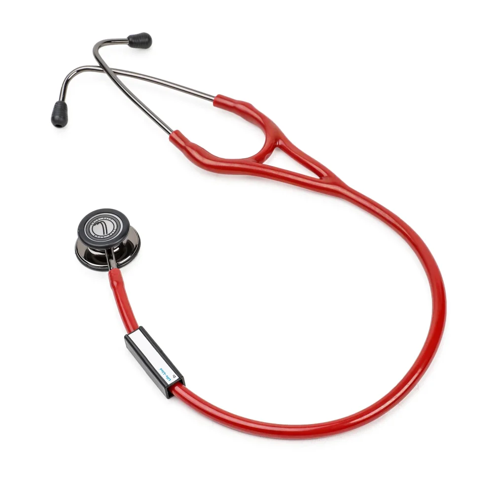 Life-Line L3 Titanium Stethoscope Red - Healthcare & Medical by Accurate Surgicals