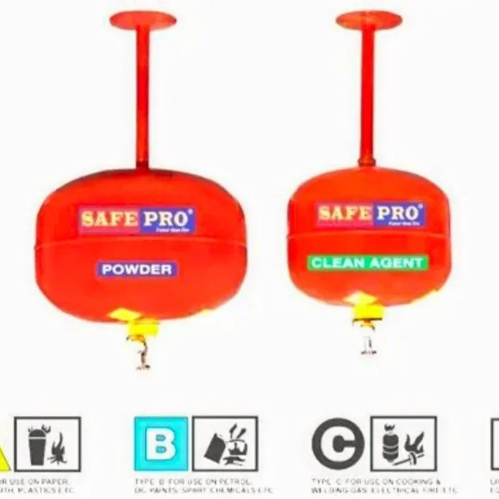 5 kg ABC Powder Automatic Modular Fire Extinguisher - Construction & Building Materials by Setout Fire Controls