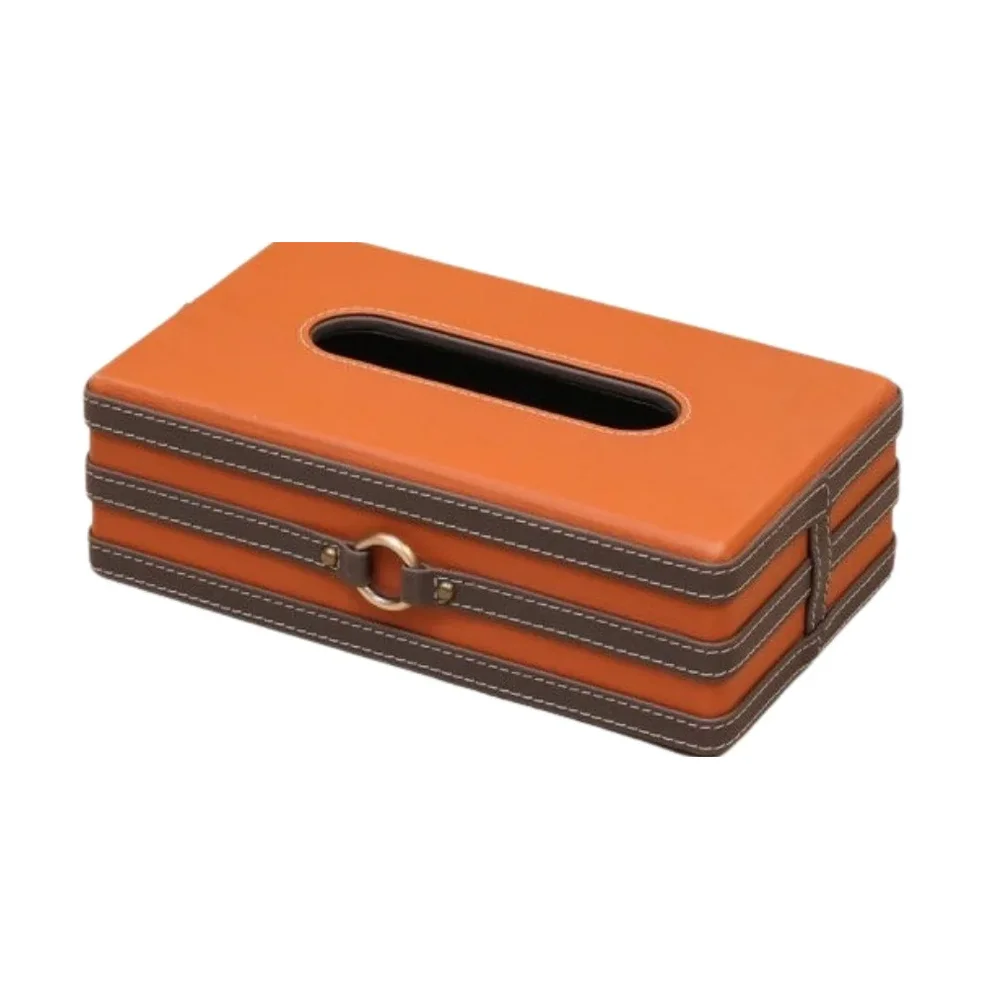 Ring Design Tissue Box - Home & Kitchen by SB Leather & Home Furnishing LLP