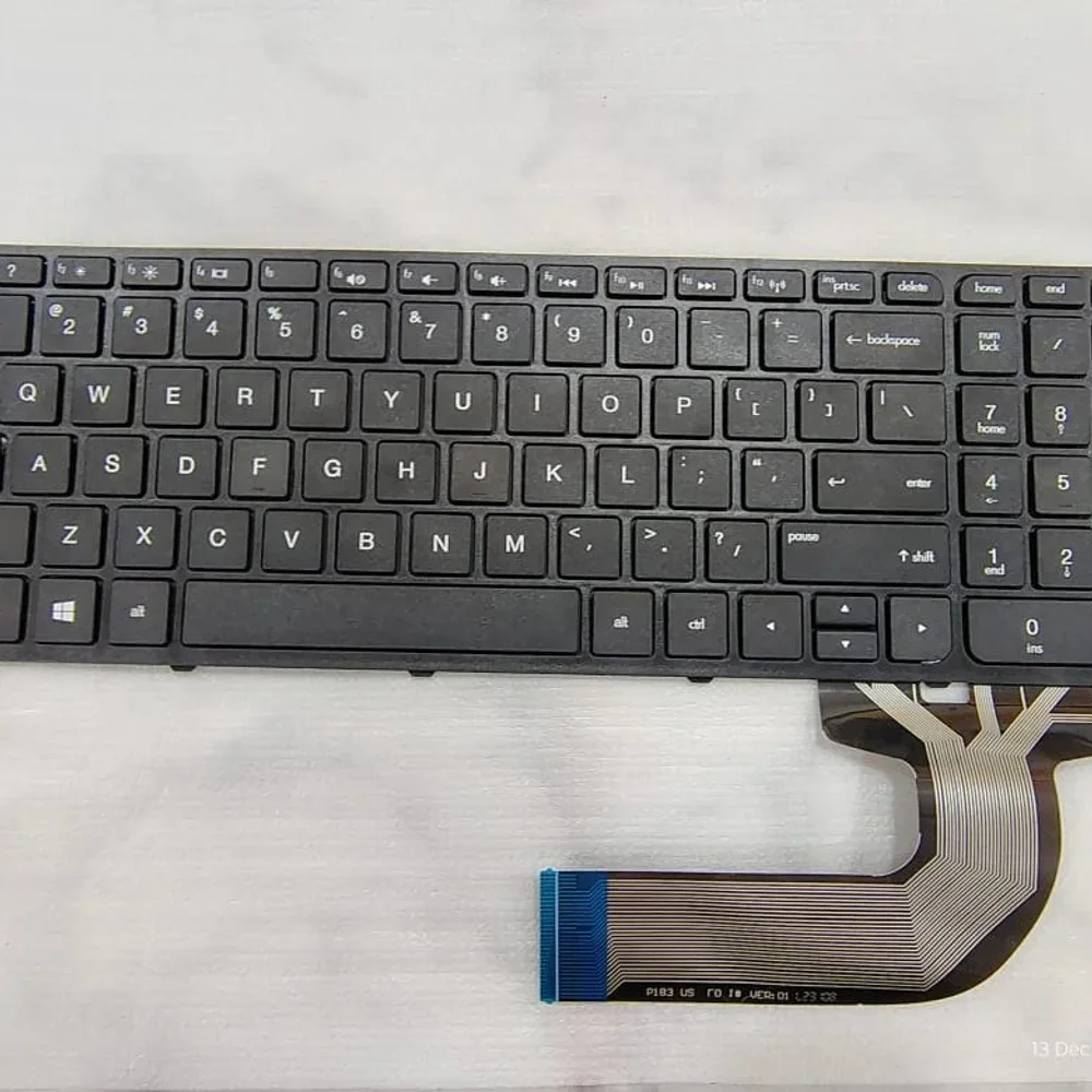 Kingfast 15R Black Wired Laptop Keyboard for HP - Electronics & Electrical by Kingfast Technologies