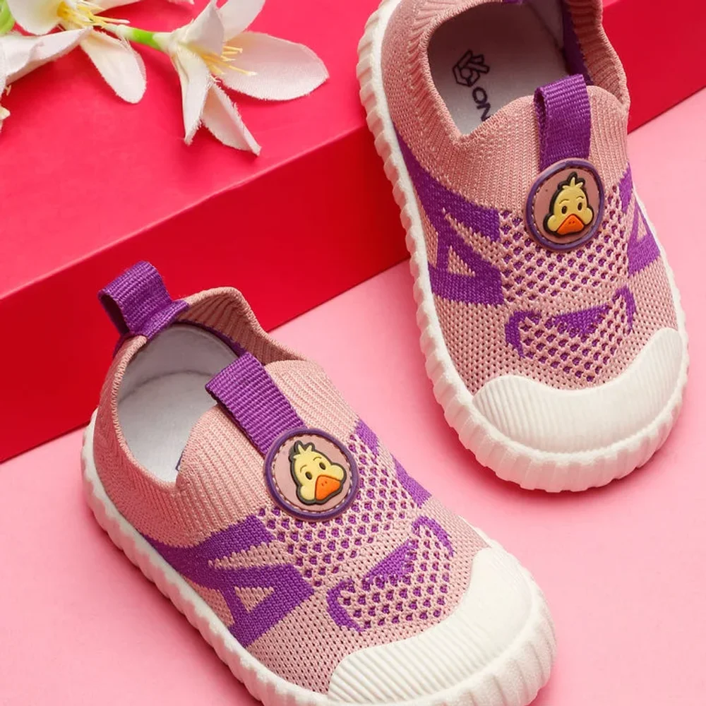 Unisex First Step Shoes (Pink & Purple) - Footwear, Bags & Leather Goods by Parmar Brothers
