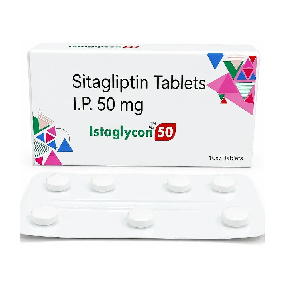 Istaglycon 50mg Film-Coated Sitagliptin Tablets - Healthcare & Medical by Prector Lifesciences