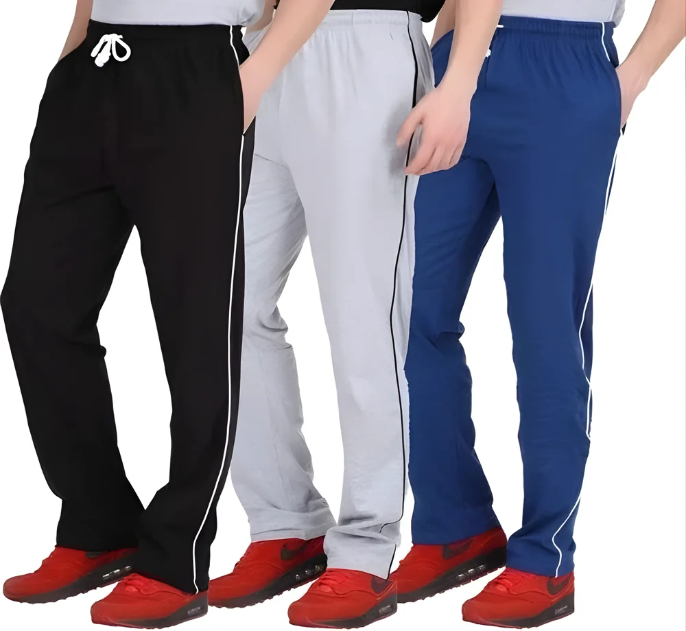 Men's Casual Track Pants - Textiles & Apparel by Kamlesh Collection
