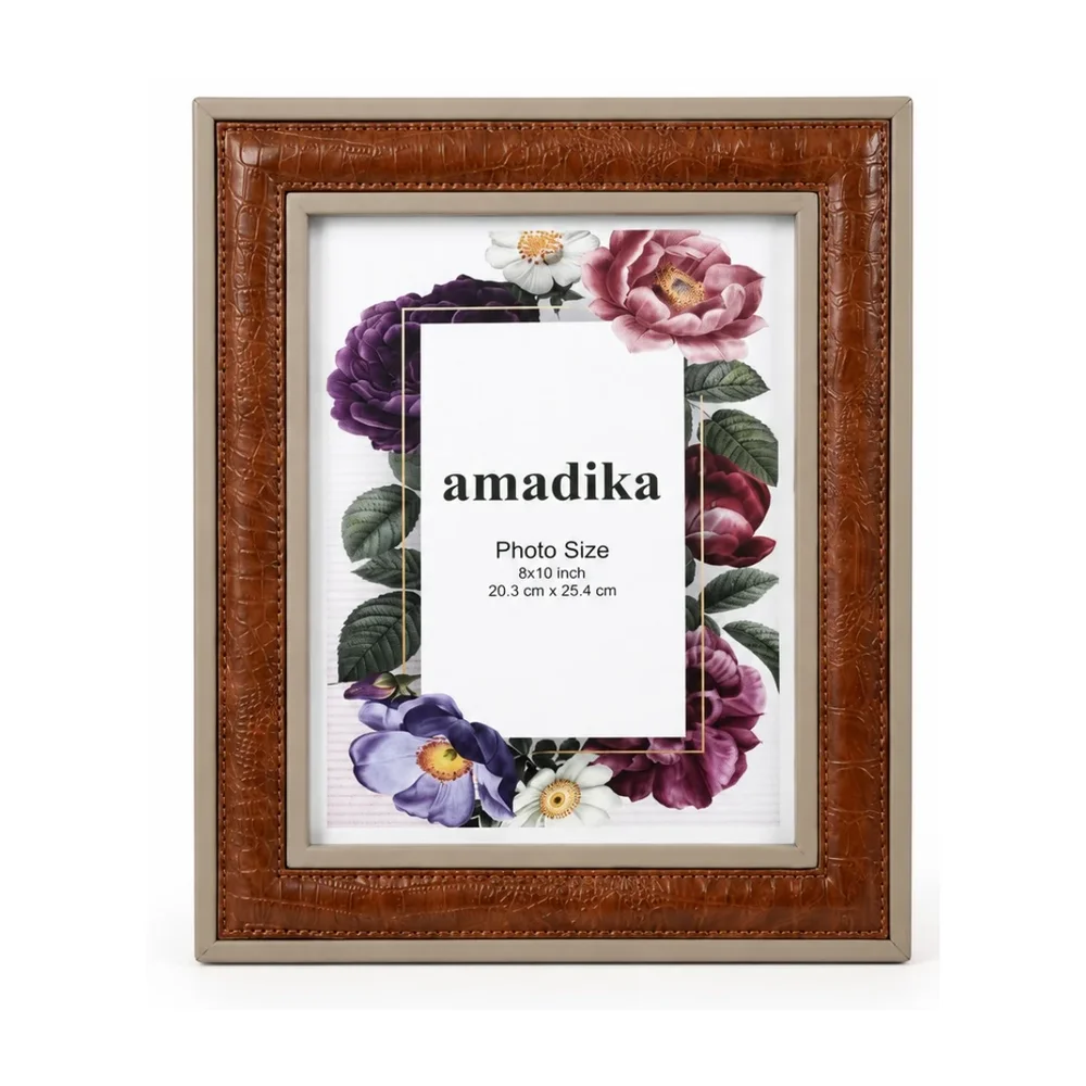 Leather Photo Frame 8x10 Inch - Home & Kitchen by SB Leather & Home Furnishing LLP