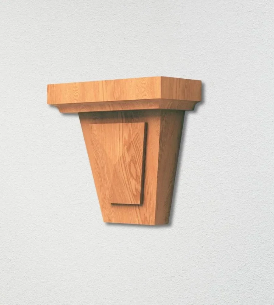 Solid Wood Corbel Wall Shelf - Home & Kitchen by Razvi Exports