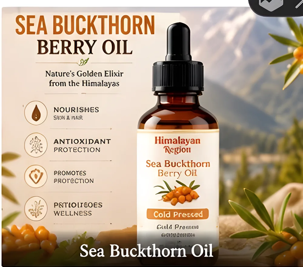 Cold Pressed Sea Buckthorn Oil - Healthcare & Medical by Himalayan Region