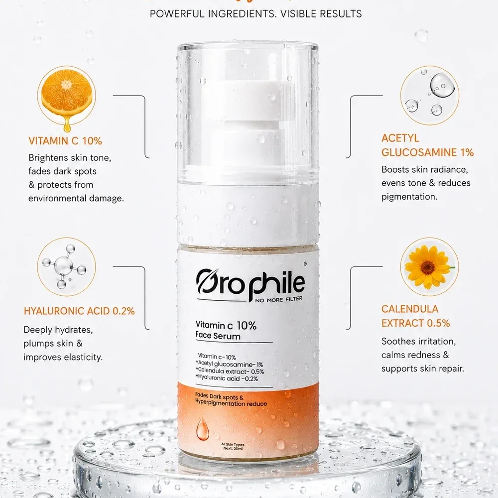 Orophile Vitamin C Niacinamide Face Serum Combo - Beauty & Personal Care by Orophile Cosmetic LLP
