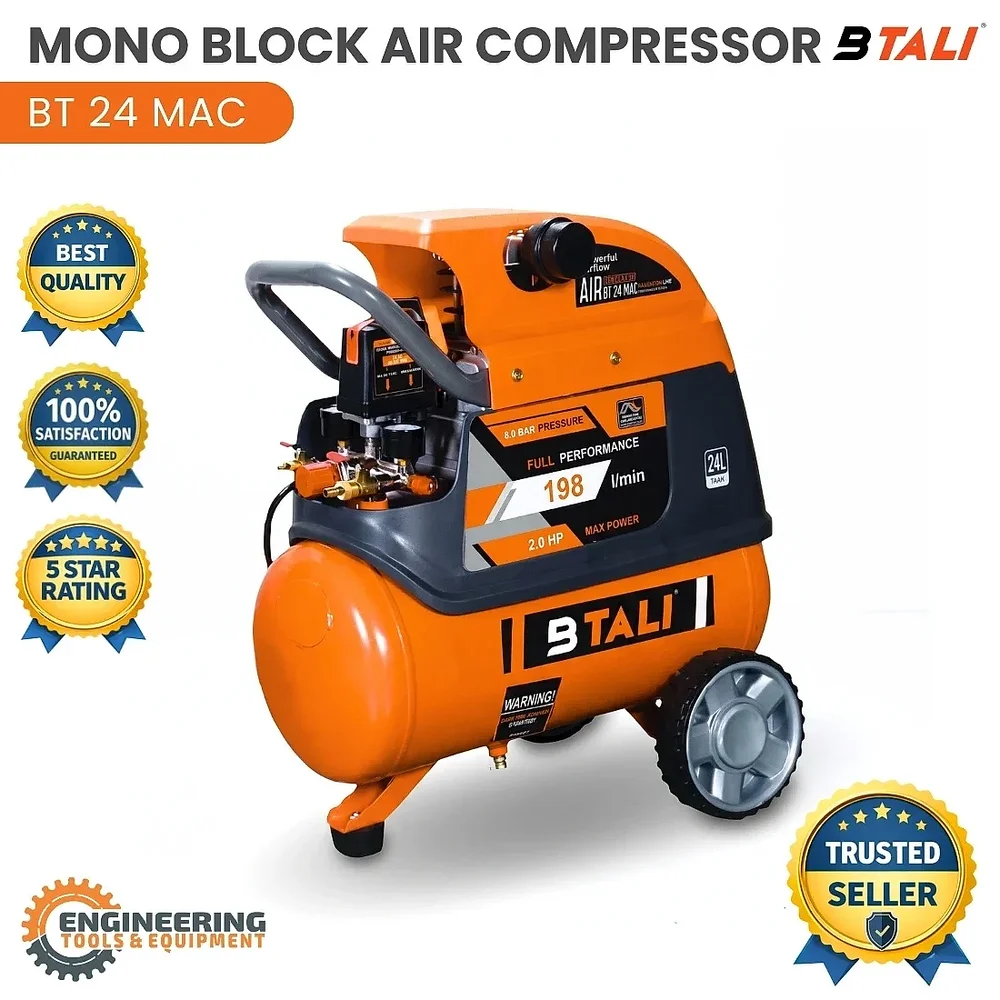 Btali Bt 24 Mac MONO BLOCK Air Compressor - Machinery & Equipment by Engineering Tools and Equipments