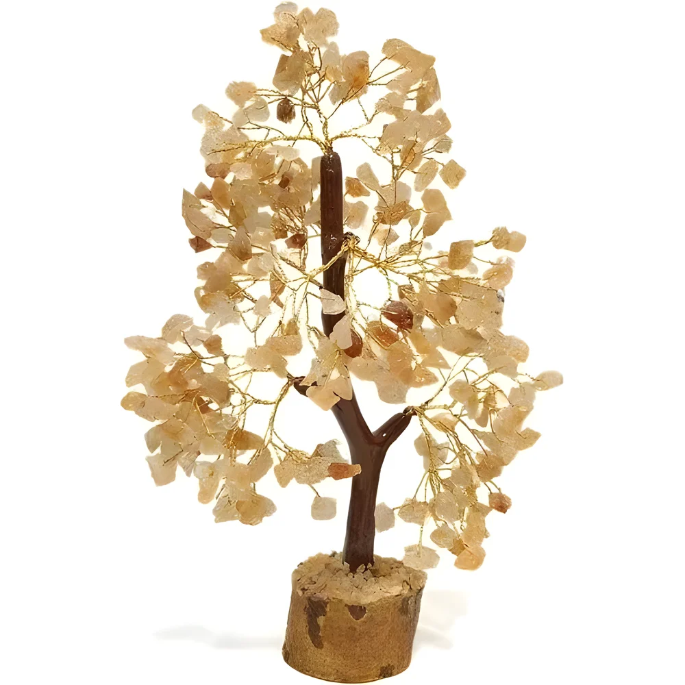 Natural Citrine Gemstone Tree – 300 Beads - Home & Kitchen by Sarah Agate