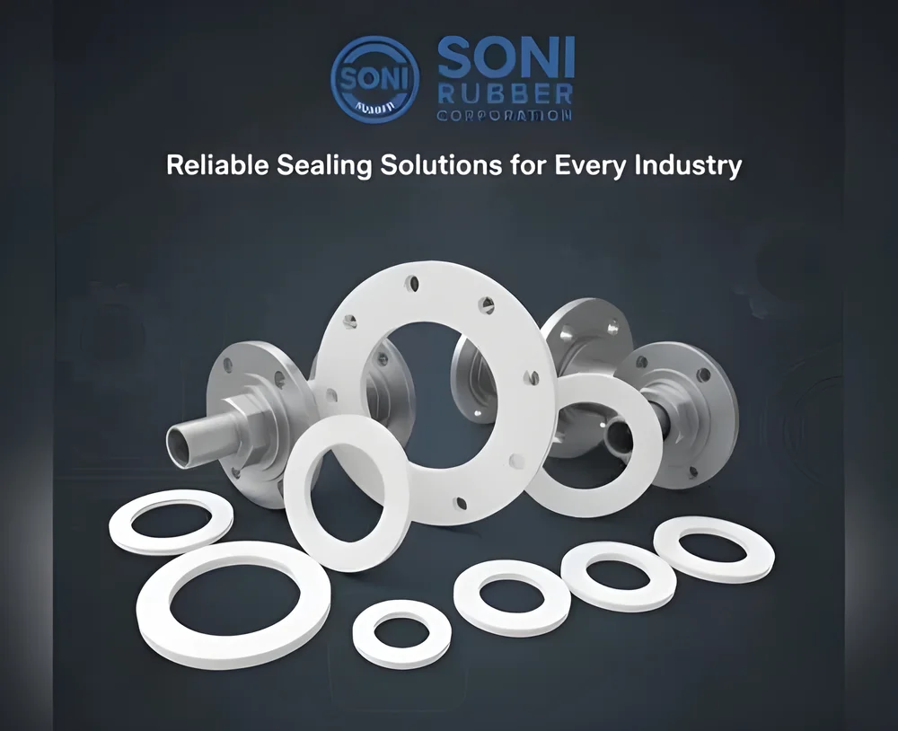 Ptfe Ring Gasket - Plastics & Rubber by Soni Rubber Corp.