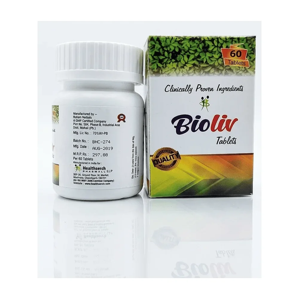 BIO-LIV TAB Liver Support Tablets - Healthcare & Medical by Healthserch Pharma LLP