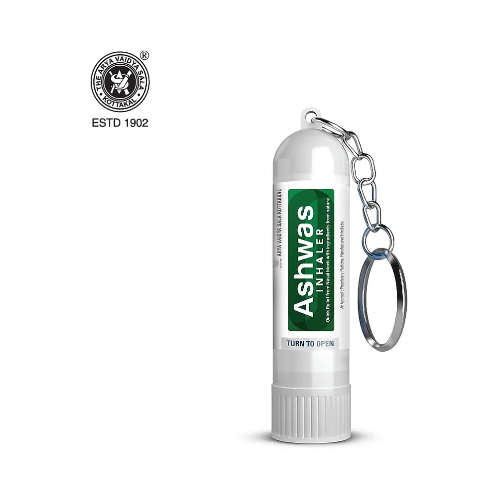 Kottakkal Ayurveda Ashwas Inhaler 1g - Healthcare & Medical by Kaithwar Sales