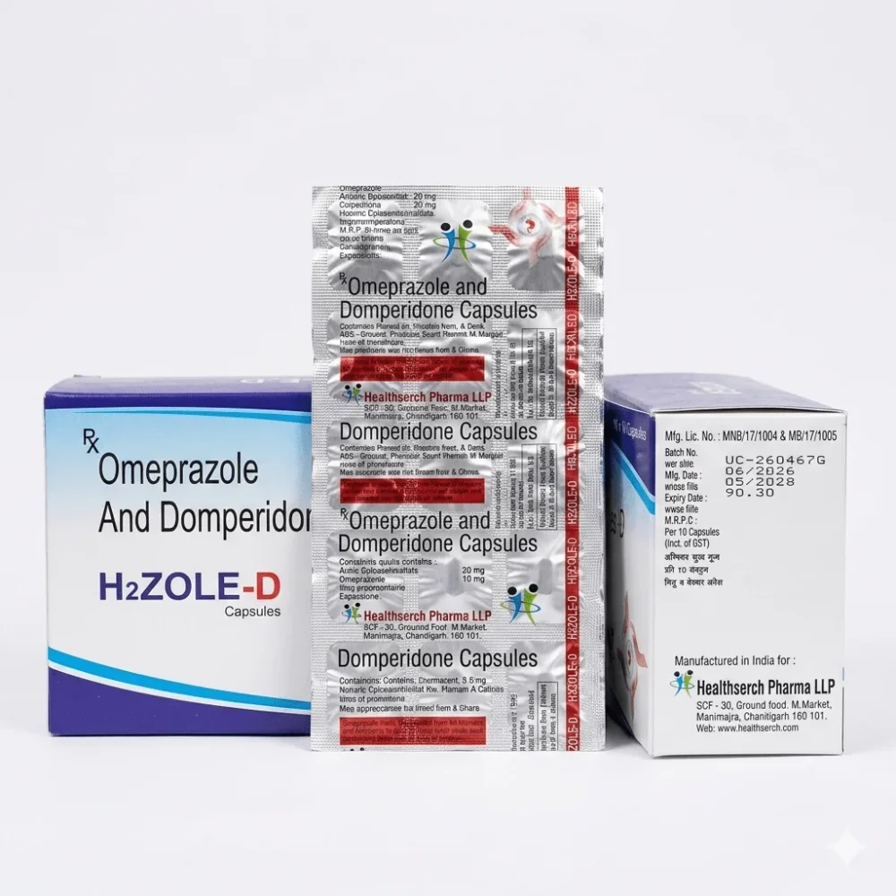 H2ZOLE-D CAP Capsules for Acid Reflux - Healthcare & Medical by Healthserch Pharma LLP