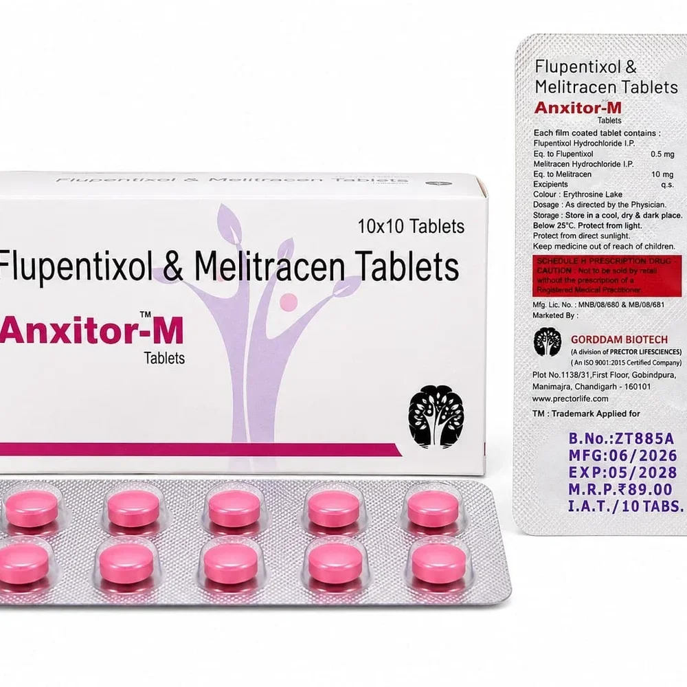 Flupentixol 0.5mg Melitracen 10mg Film-Coated Tablets - Healthcare & Medical by Prector Lifesciences