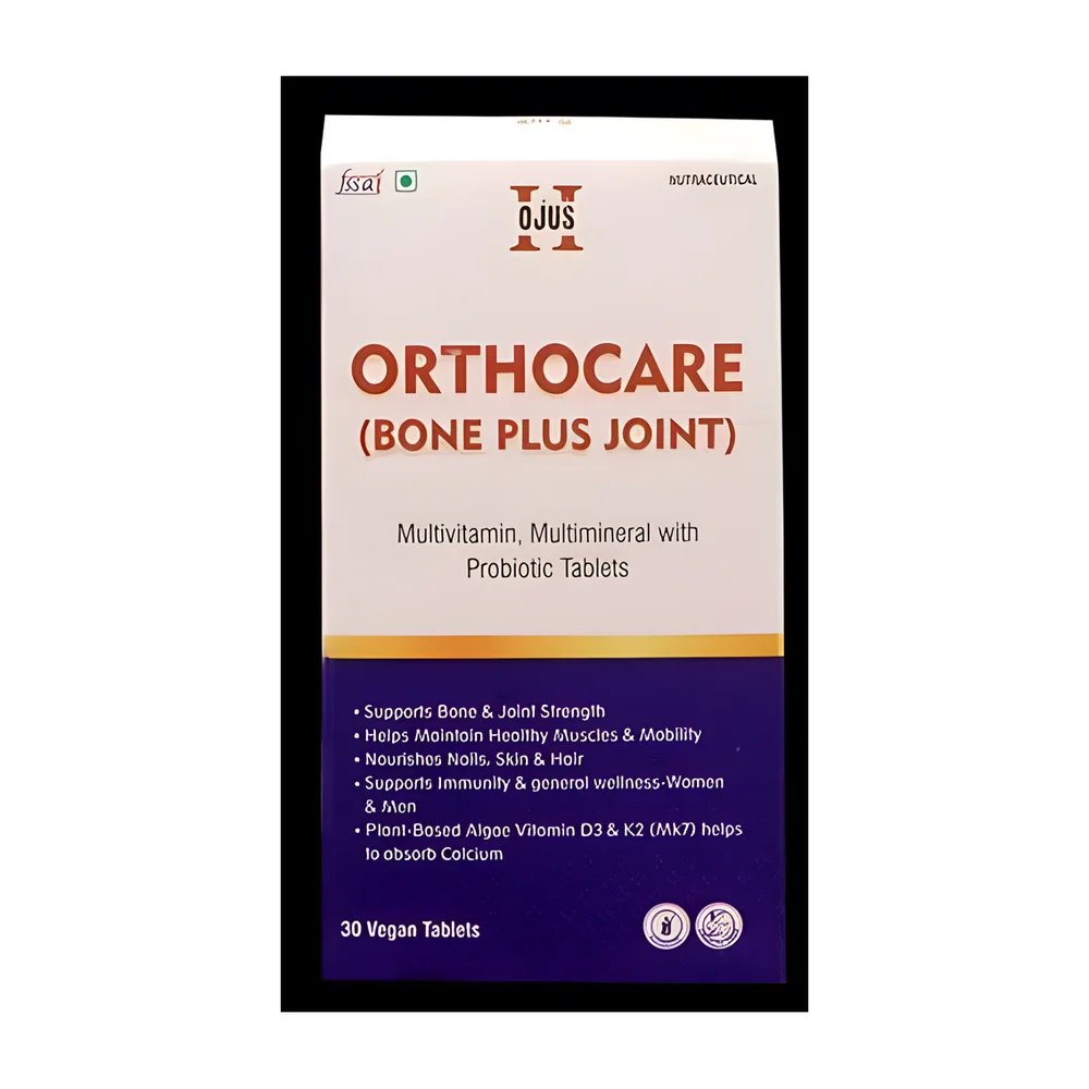 Ojush Orthocare Bone Plus Joint Tablets - Healthcare & Medical by Dhara Nature Organics