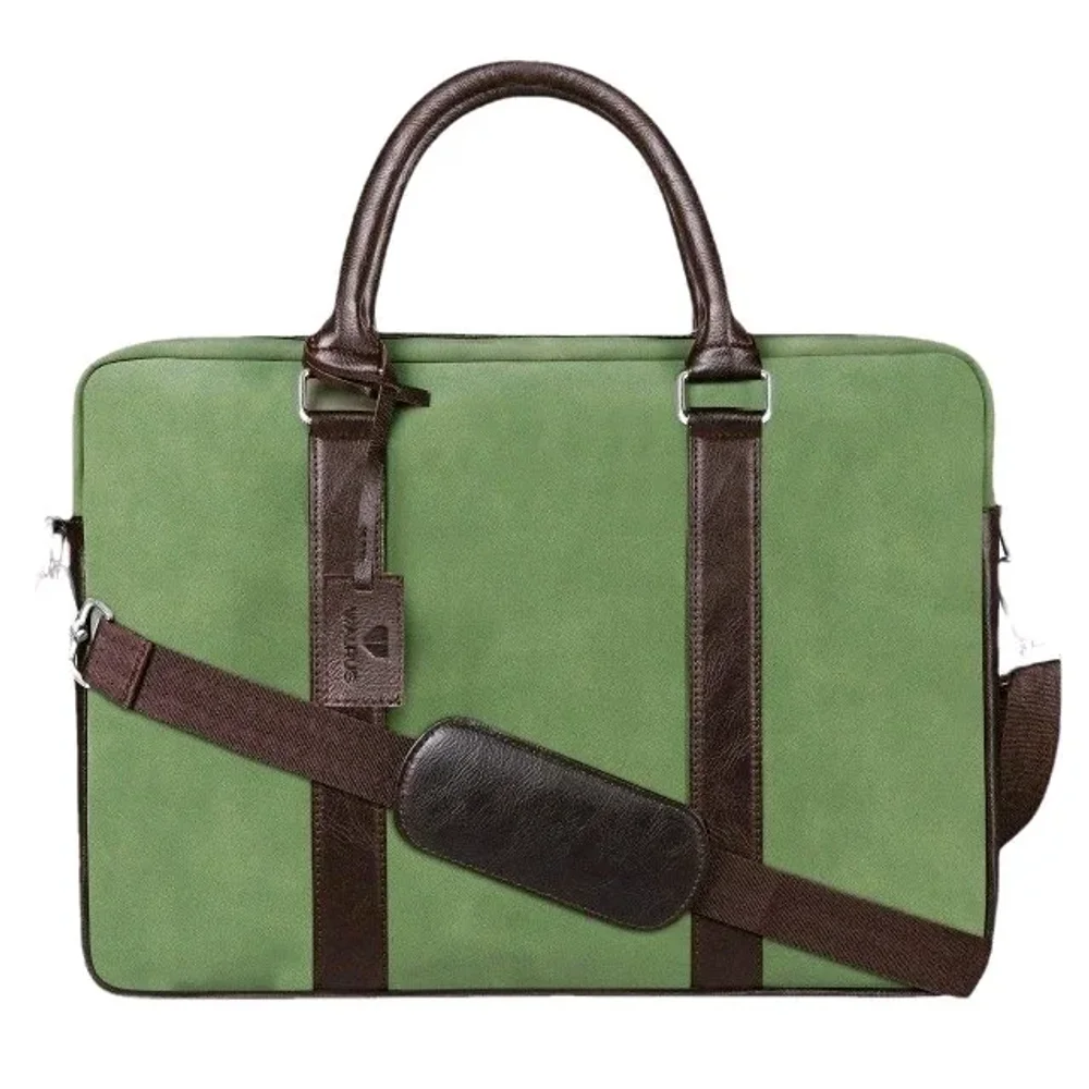 PU Vegan Leather Laptop Bag - Footwear, Bags & Leather Goods by Aqsa Enterprises