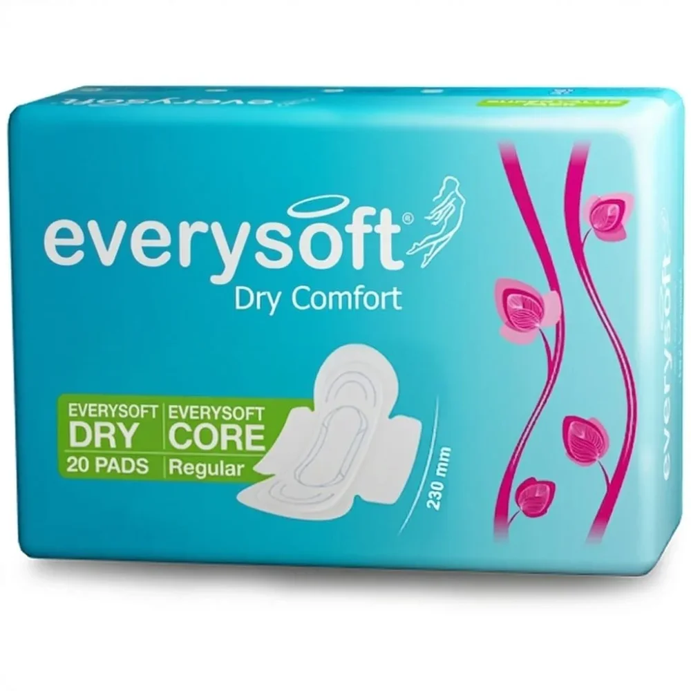 Everysoft Regular Sanitary Napkins 230mm, 20 Pads Multi-Pack - Beauty & Personal Care by Lavanshi Hygiene Care