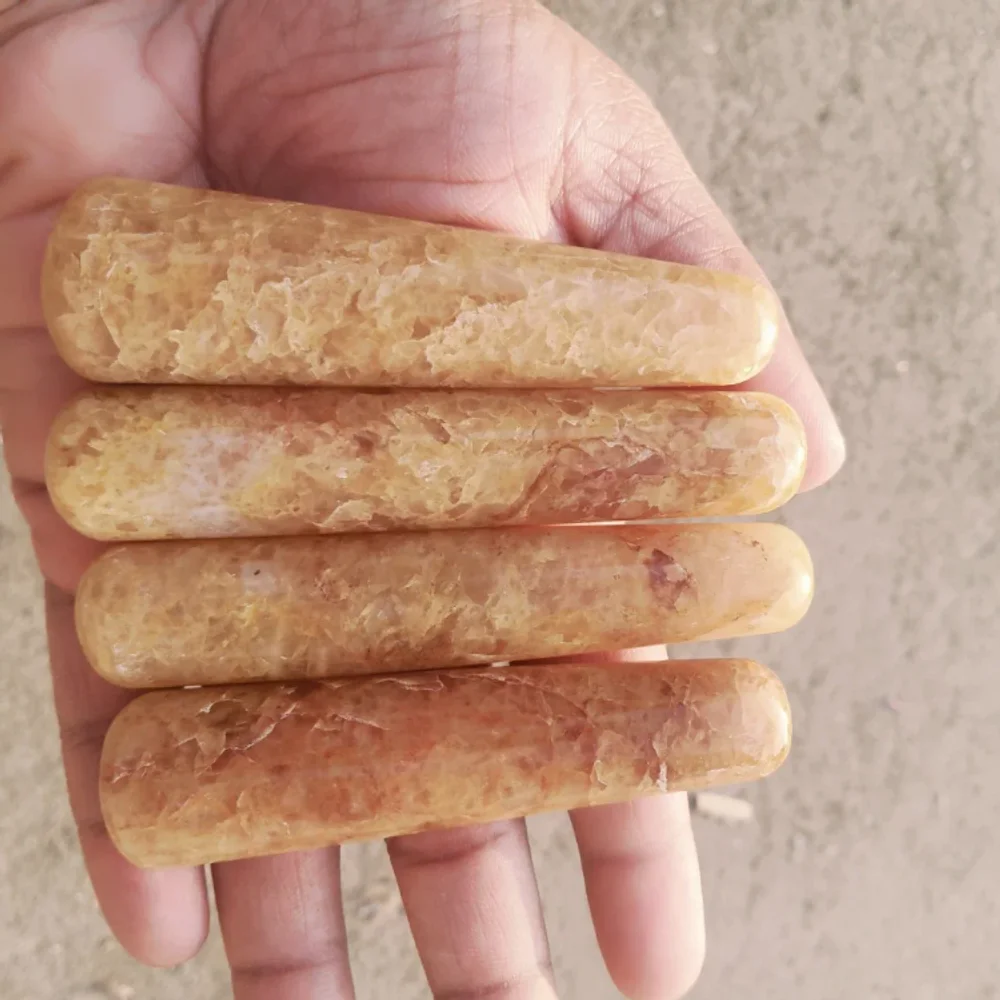 Honey Quartz Crystal Wands - Home & Kitchen by Zairish Global