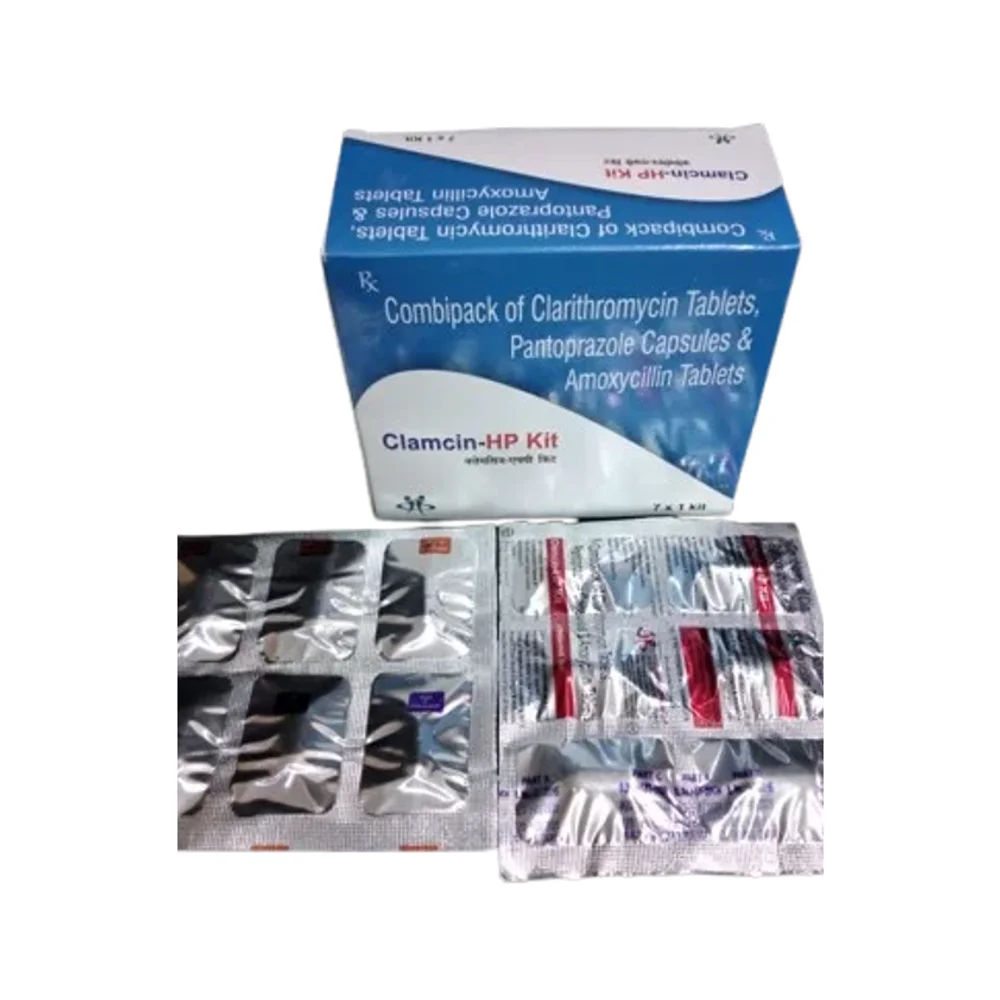 Clarithromycin Pantoprazole Amoxycillin Tablet Kit - Healthcare & Medical by Healthserch Pharma LLP