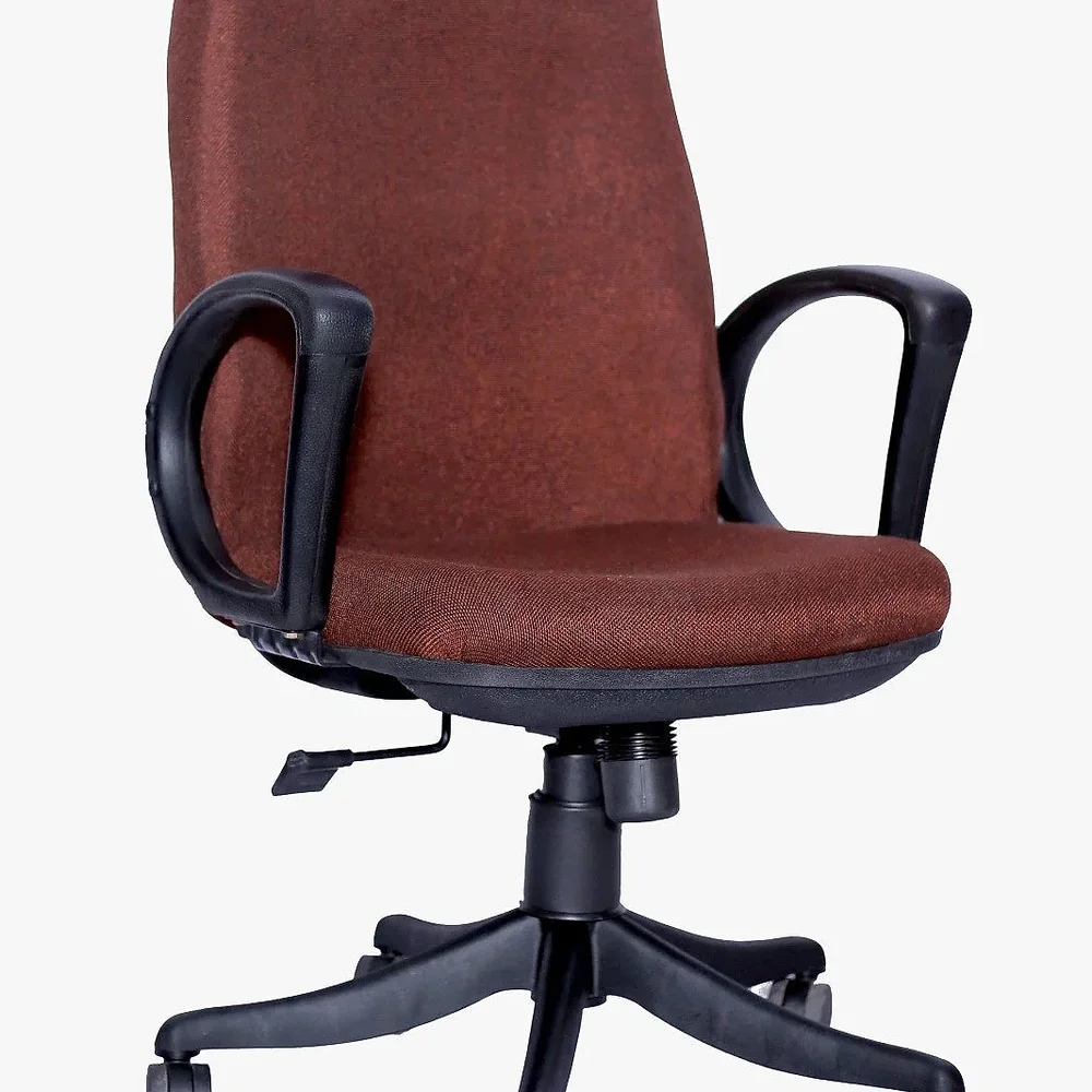 Brown Mild Steel Visitor Chair - Furniture & Interiors by IAFA Furniture Pvt. Ltd.
