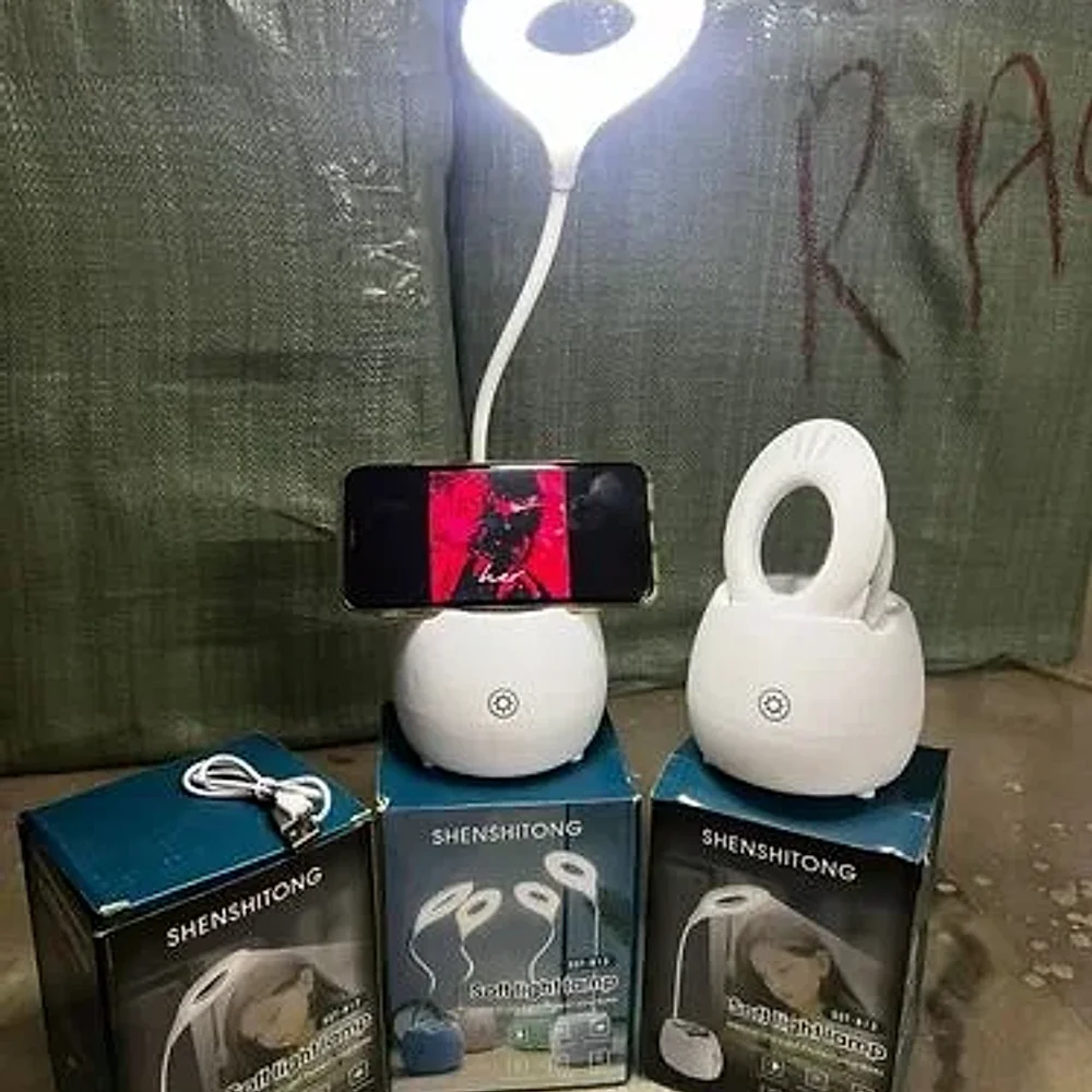 Rechargeable LED Desk Lamp with Phone Stand - Furniture & Interiors by Aaradhya Nutrabites